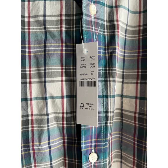 New J.CREW Mens Secret Wash Shirt Button Down Multi Size Medium - Picture 3 of 10